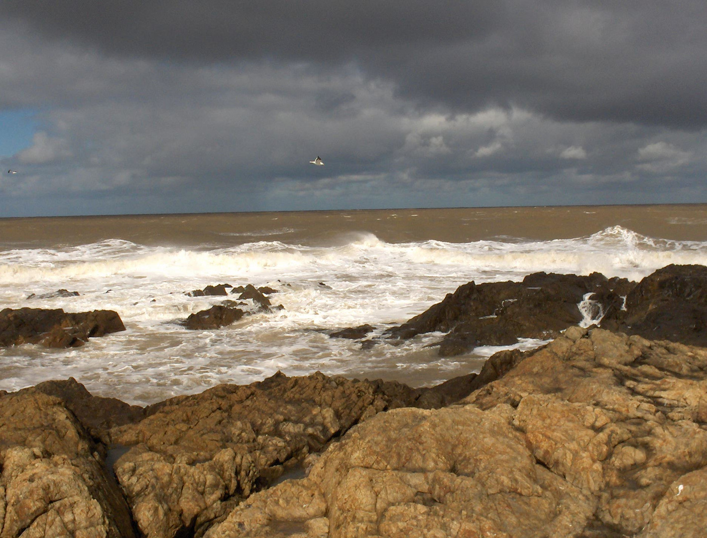 LUZ EN EL MAR BAJO LA TORMENTA