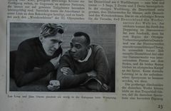 Luz Long und Jesse Owens 1936
