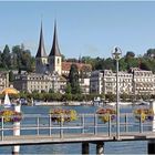 Luzern am Vierwaldstettersee mit Hofkirche