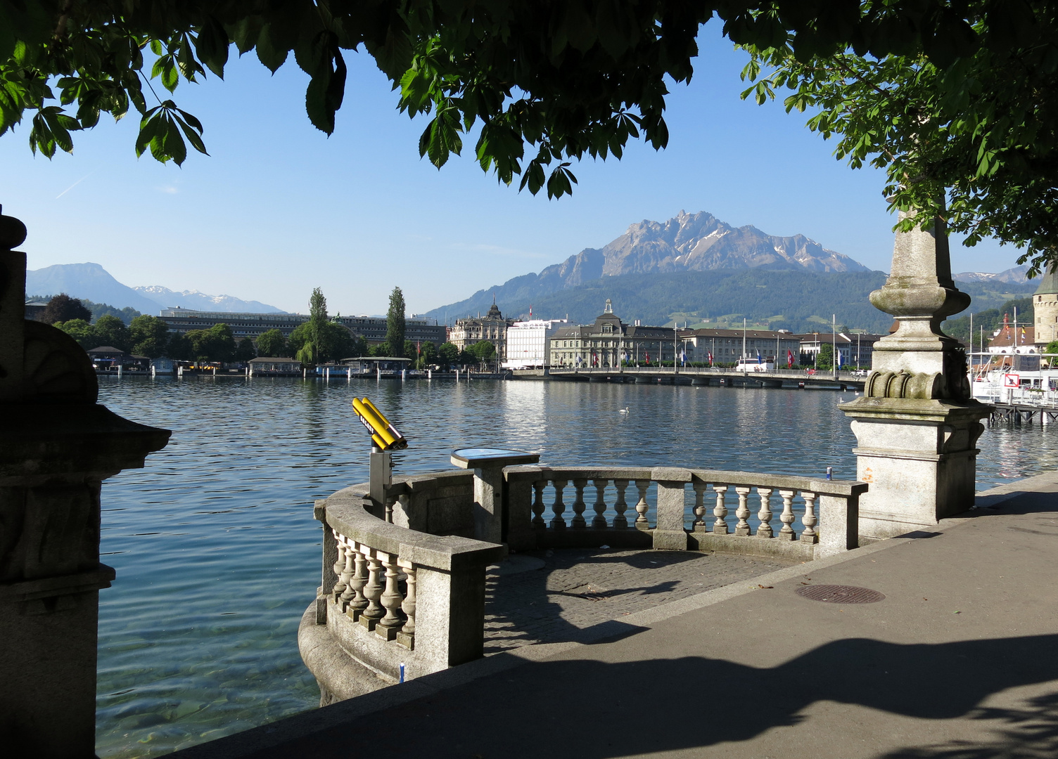 Luzern an der Seepromenade