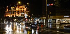 Luzern bei Nacht und starken Regen um 22.55 Uhr