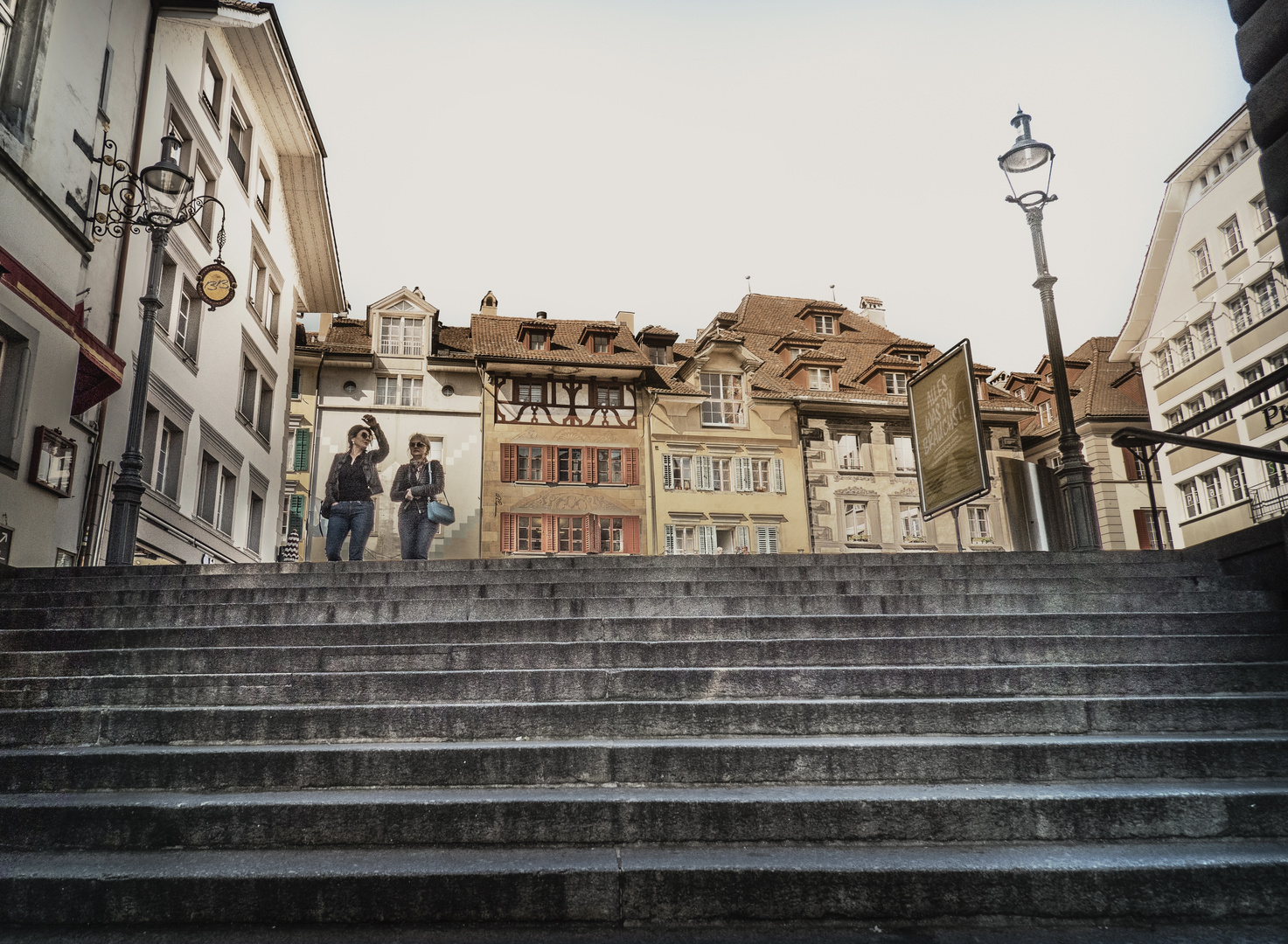 Luzern: Blick auf den Kornmarkt