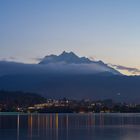 Luzern die Stadt, der See und die Berge