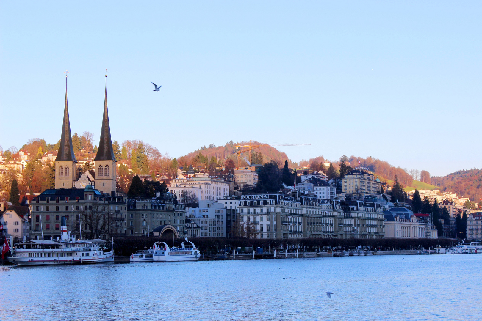 Luzern im Schatten der Sonne ...