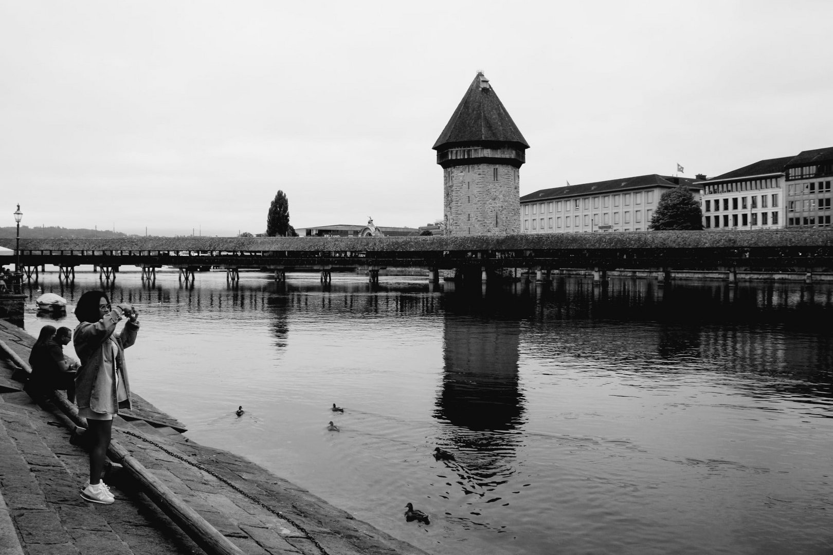 Luzern in Schwarz Weiss