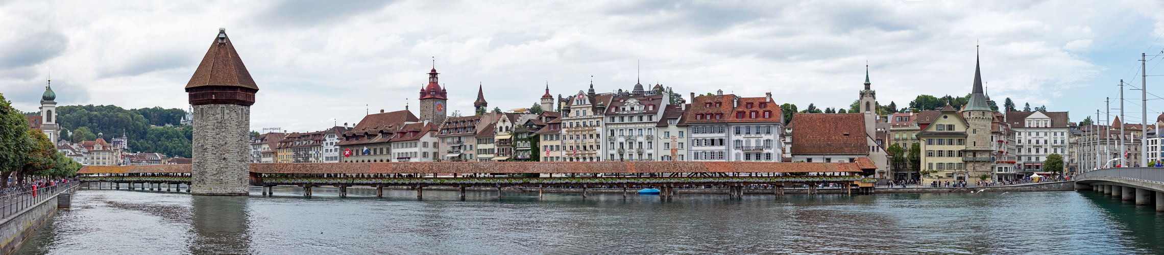 Luzern mit ihrem Wahrzeichen