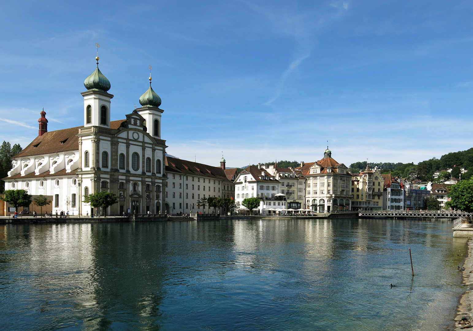 Luzern mit Jesuitenkirche