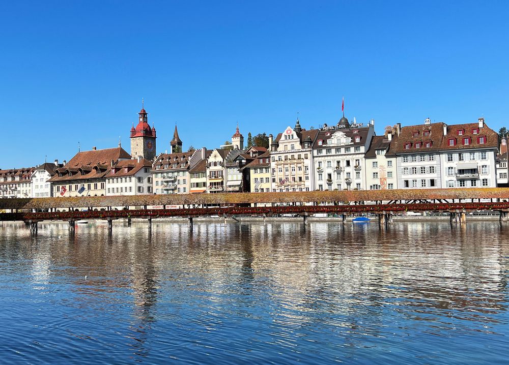 Luzern mit Kapellbrücke 