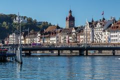 Luzern mit Seebrücke