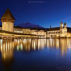 Luzern mit seinem Pilatus im Hintergrund