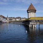Luzern mit seiner schönen Holzbrücke