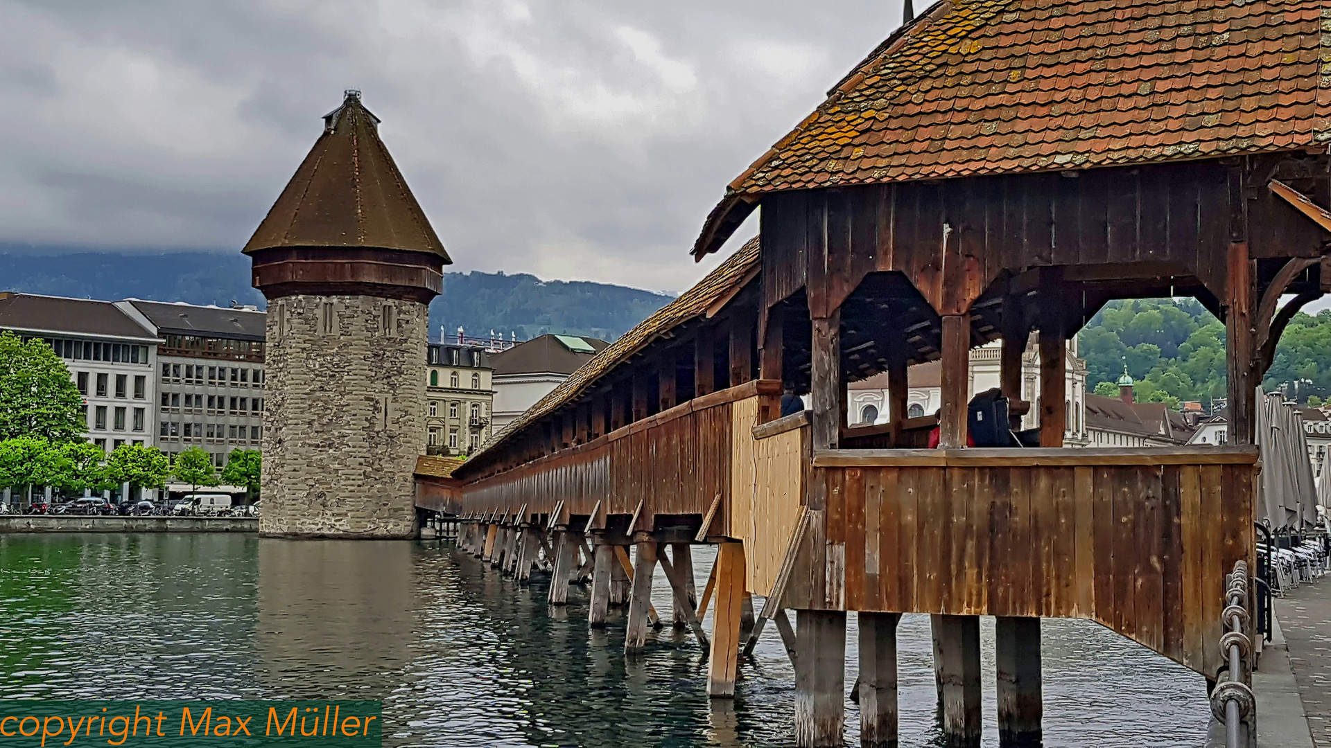 Luzern mit Wahrzeichen