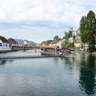 Luzern - Nadelwehr und Spreuerbrücke