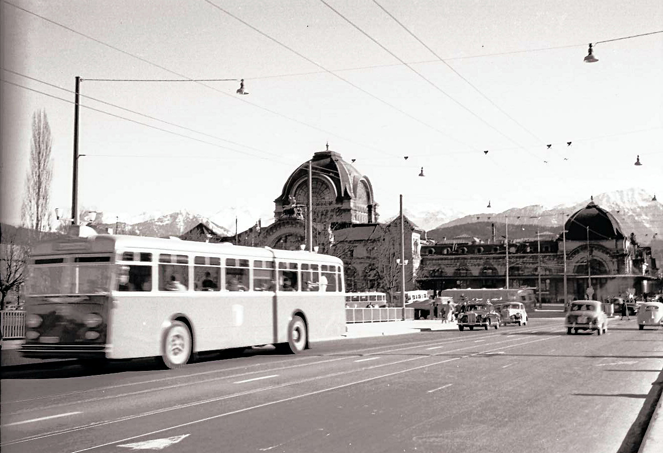 Luzern, Seebrücke, Bahnhof