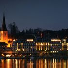 Luzern während der Blauen Stunde