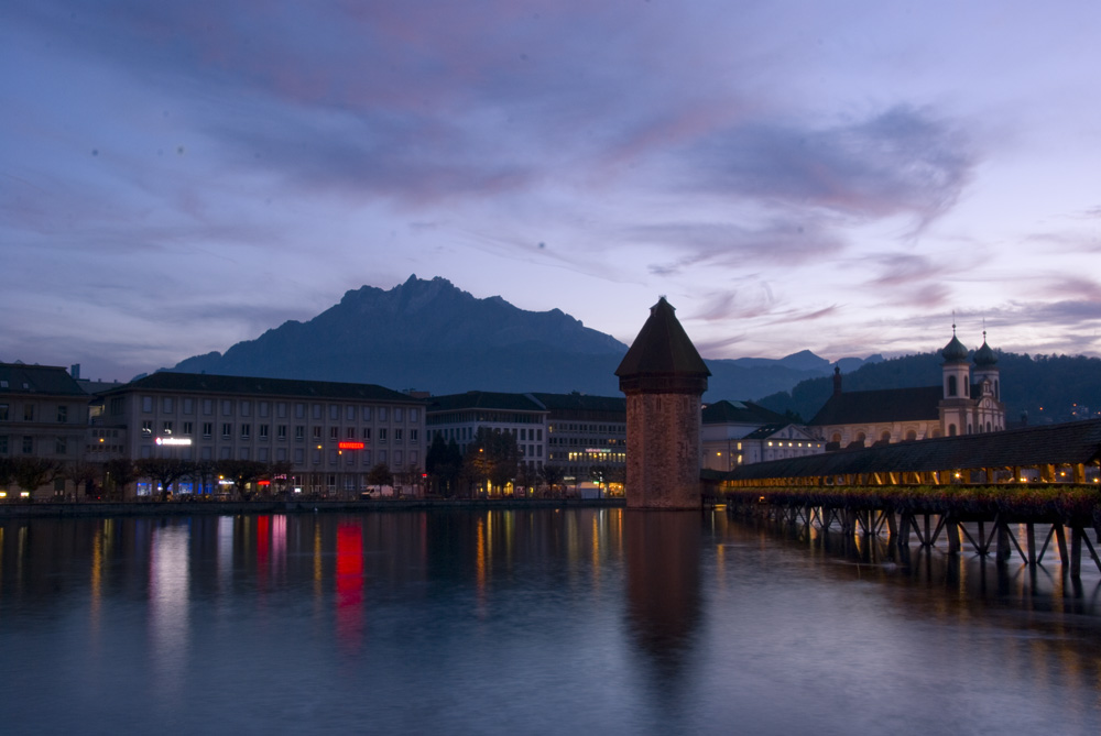 Luzerner Abenddämmerung