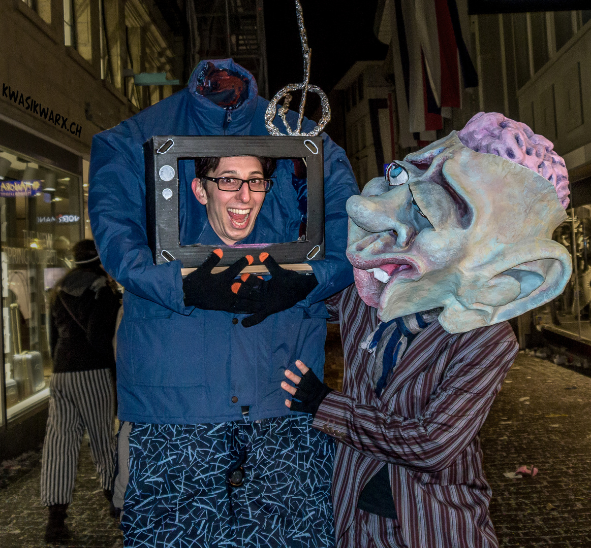 Luzerner Fasnacht - Enthauptet, aber im Fernsehen