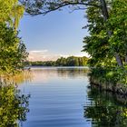 Luzinkanal - Einfahrt in den Haussee bei Abendsonne