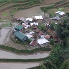 Luzon - village in rice terraces