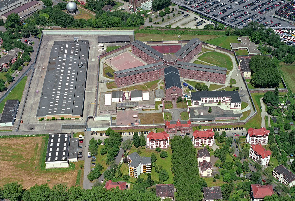 LVA Landesgefängnis Mannheim,Luftaufnahme
