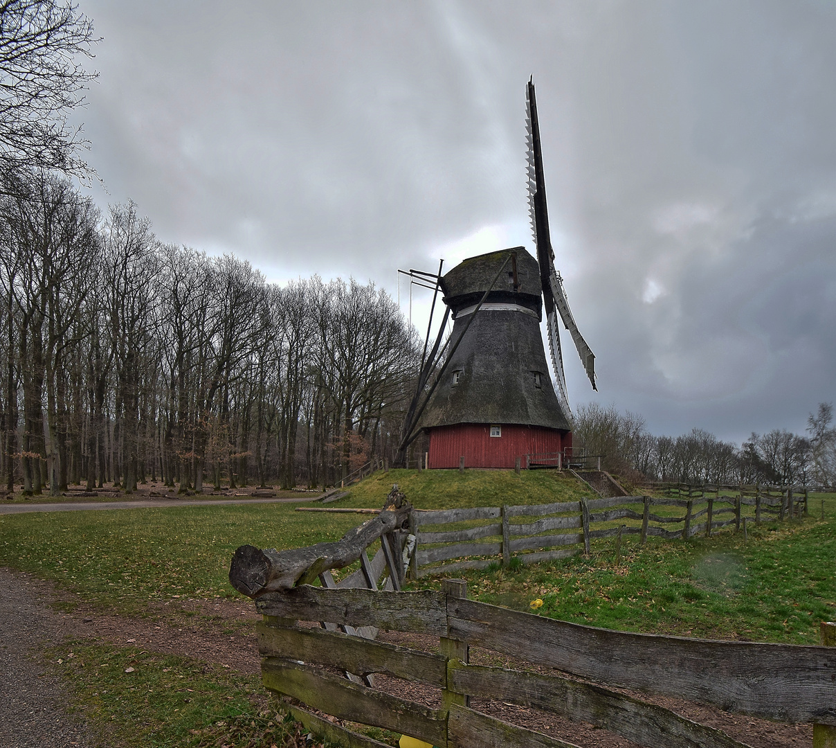 LVR Kommern (50) Kappenwindmühle