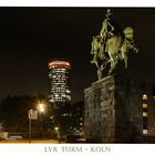 LVR Turm bei Nacht