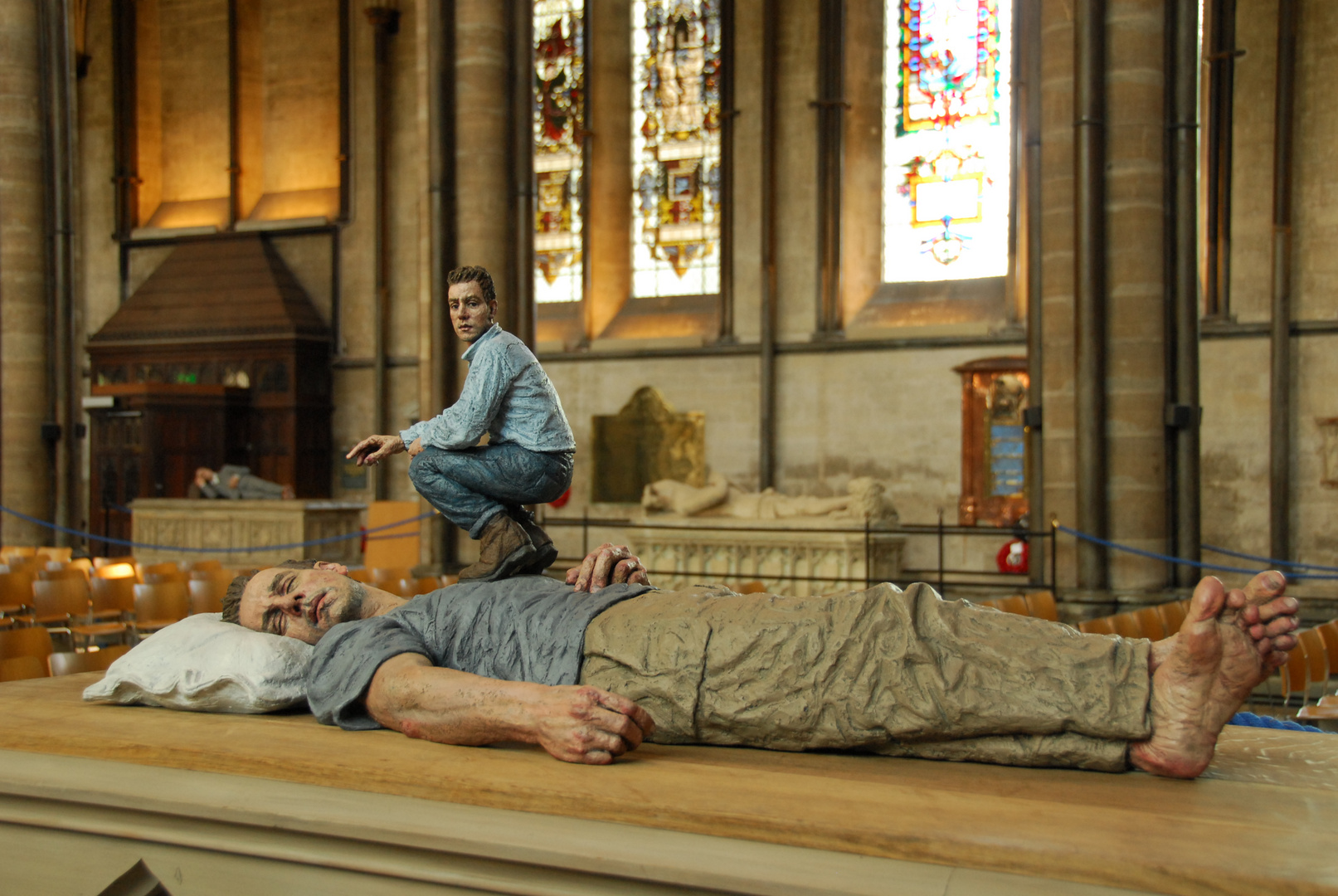 Lying Man - Salisbury Cathedral