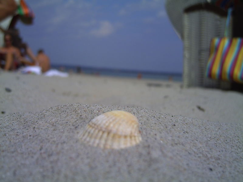 lying on a sand-bed