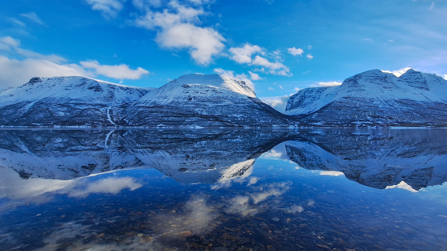 Lyngenfjord bei Winter Wonderland Wetter