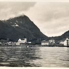 Lyngseidet am Lyngenfjord in Nord-Troms.Foto von 1929