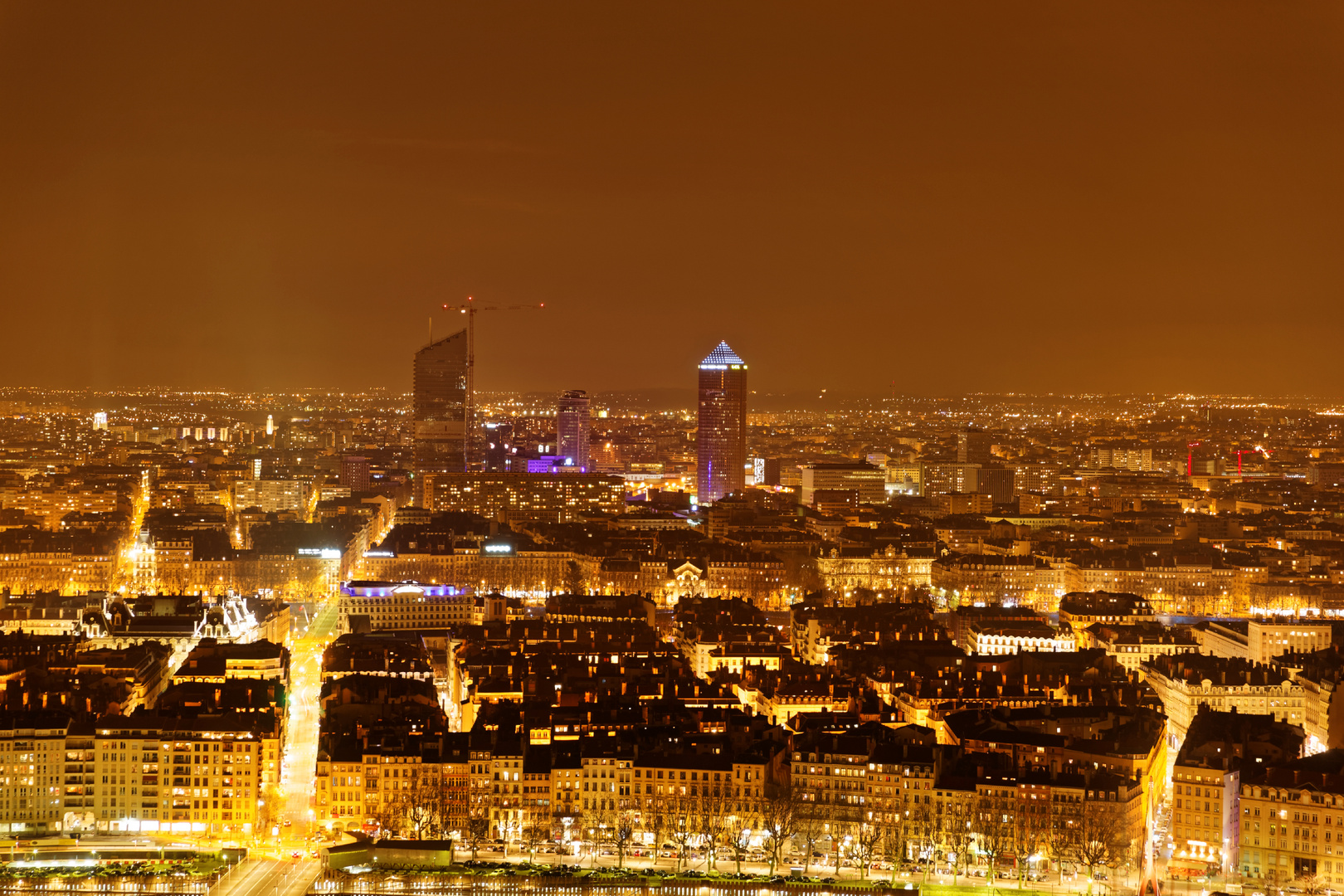 Lyon by night