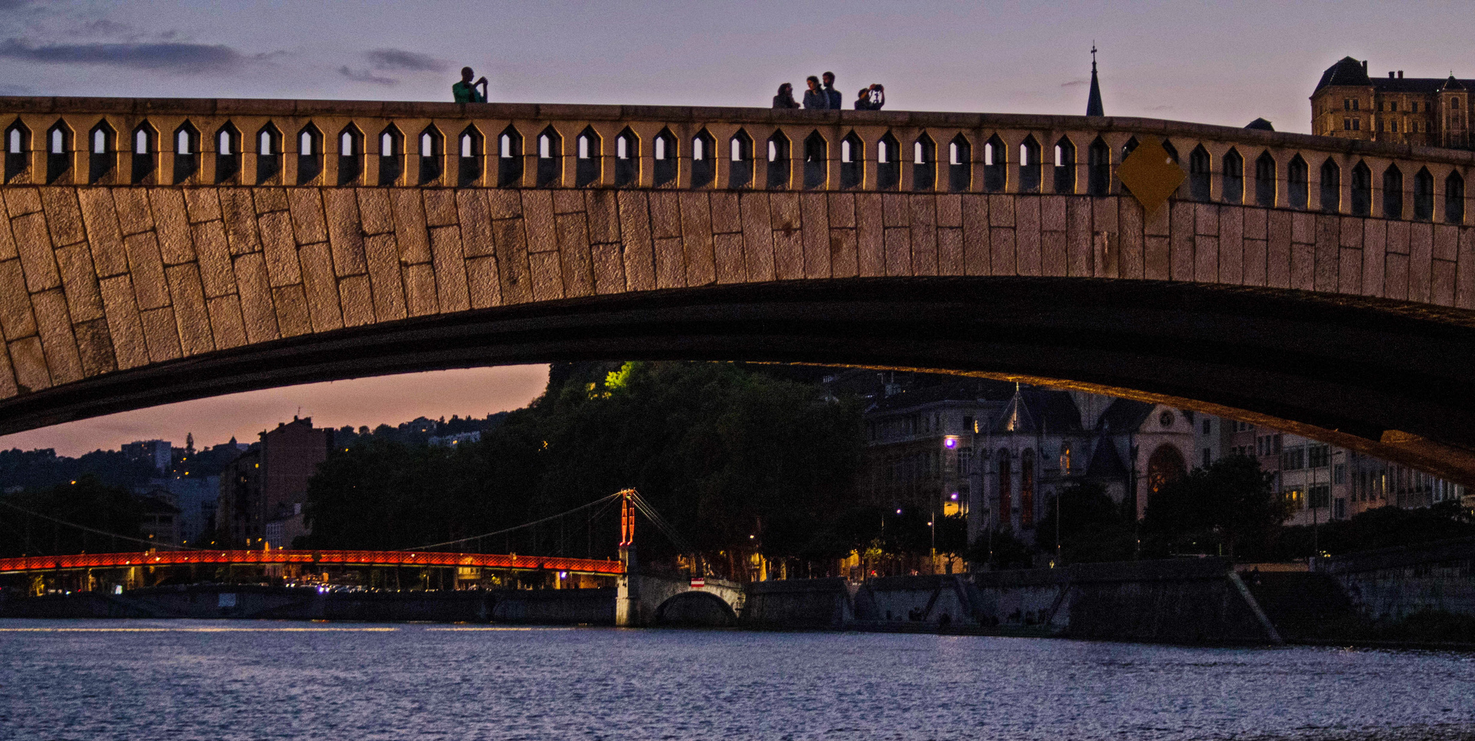 Lyon by night