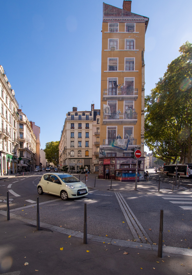 Lyon - Croix Rousse - Rue de la Martinière - Freqsque des Lyonais - 03