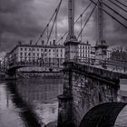 Lyon, la Passerelle Saint-Georges.