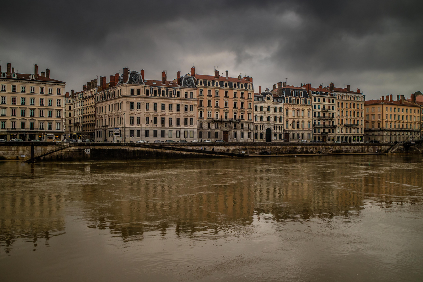 Lyon, les quais de la Saône.