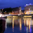 Lyon par une nuit bleue