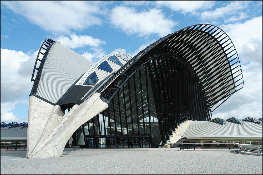 Lyon Satolas TGV Station 1 Foto & Bild architektur, santiago