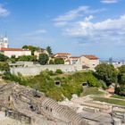 Lyon_Blick auf die Basilika und das römische Theater 