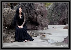 Lyriel on Ballycotton rocks