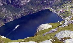 Lysebotn am Ende des Lysefjords