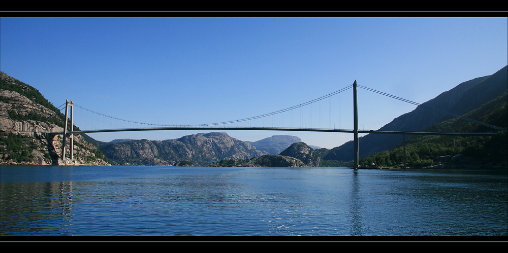 Lysefjord inlet