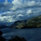 Lysefjord mit Regenbogen