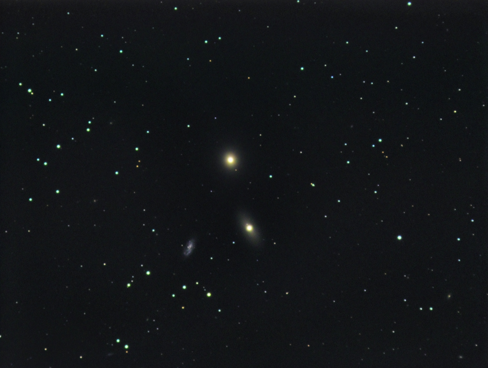 M 105, NGC 3384, NGC 3389 Foto & Bild astrofotografie, himmel