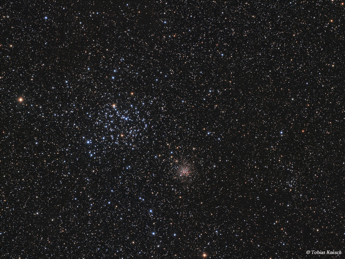 M 35, NGC 2158 und IC 2157