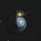 M 51 Whirlpool-Galaxie, NGC 5194... usw.