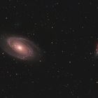 M 81 + M 82 im Sternbild Großer Bär