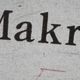 - M A K R O -