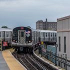 M Train in Brooklyn