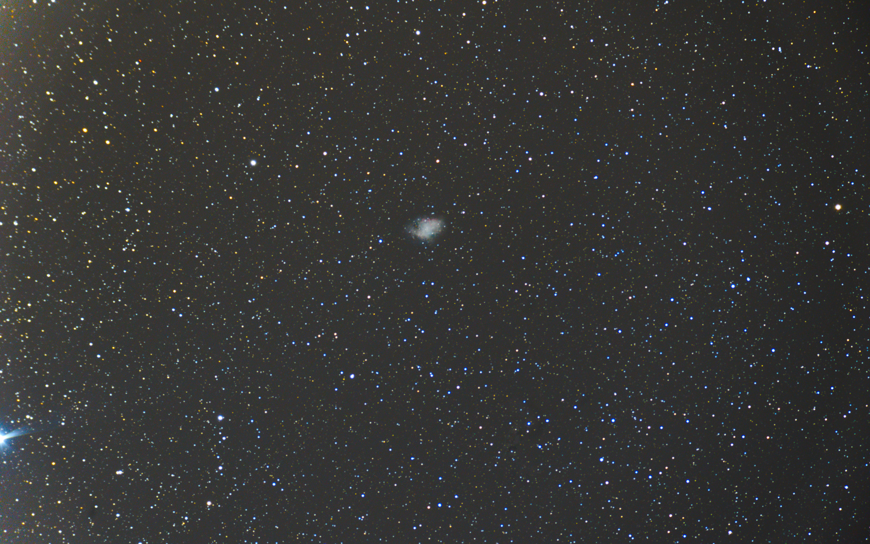 M1 (NGC 1952) vom 22.11.2017 am mitternächtlichen Himmel