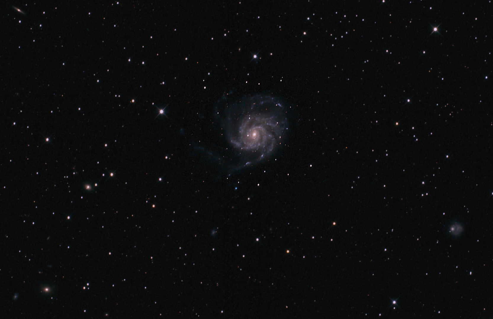 M101 Feuerrad-Galaxie vom März 2011